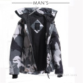 Factory Custom Winter Mens Puffer Jacket with Hood